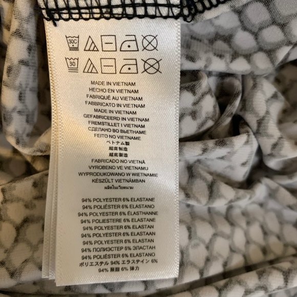 Michael Kors Maxi Skirt in Black & Grey Reptile - Picture 4 of 4